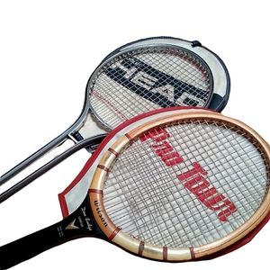 2 Tennis Racquets and Covers